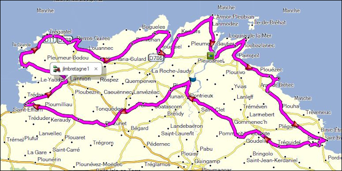 2 itin�raire bretagne nord
